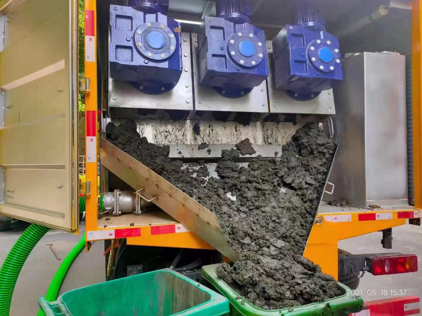 衡山化粪池清掏城市维护站-泥浆净化干湿分离处理